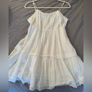 White mini sun dress